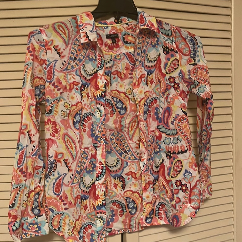 Multicolor Button Down Shirt